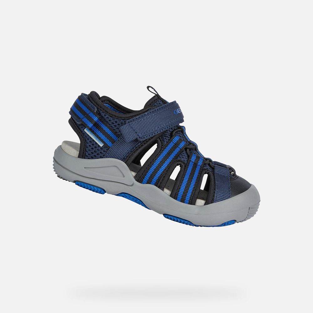 Geox Sandals Navy Kyle - Geox Boys Shoes - ENVQKG764